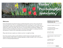 Tablet Screenshot of exeterpsych.com